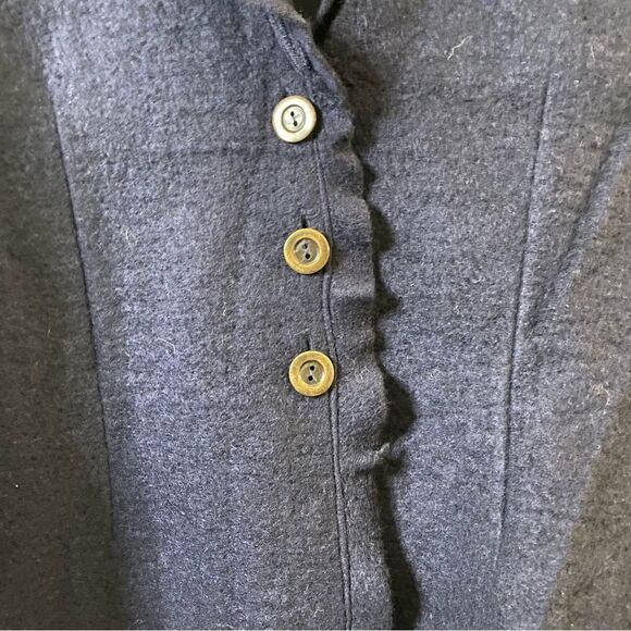 Nara Maglie Navy Wool Blend Cardigan With Tortoiseshell Buttons NWT Size X-Large - Picture 13 of 16